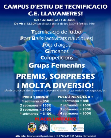 CAMPUS TECNIFICACIÓ JULIOL 2020